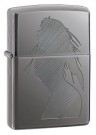 20762 SEDUCTIVE SILHOUETTE BLACK ICE ZIPPO LIGHTER thumbnail