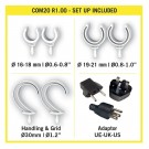 Cosmorrow 24V DC strømadapter 1x40W thumbnail