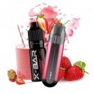 Pack Mini Kit 300mAh Strawberry Milkshake - X-Bar 5000 puffs thumbnail